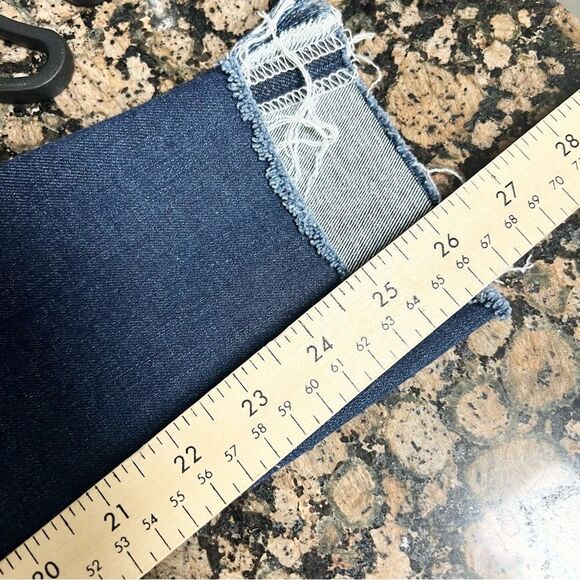 Adriano Goldschmied The Stilt Cigarette Leg Crop Womens Jeans Size 24R Raw Hem - Picture 7 of 7